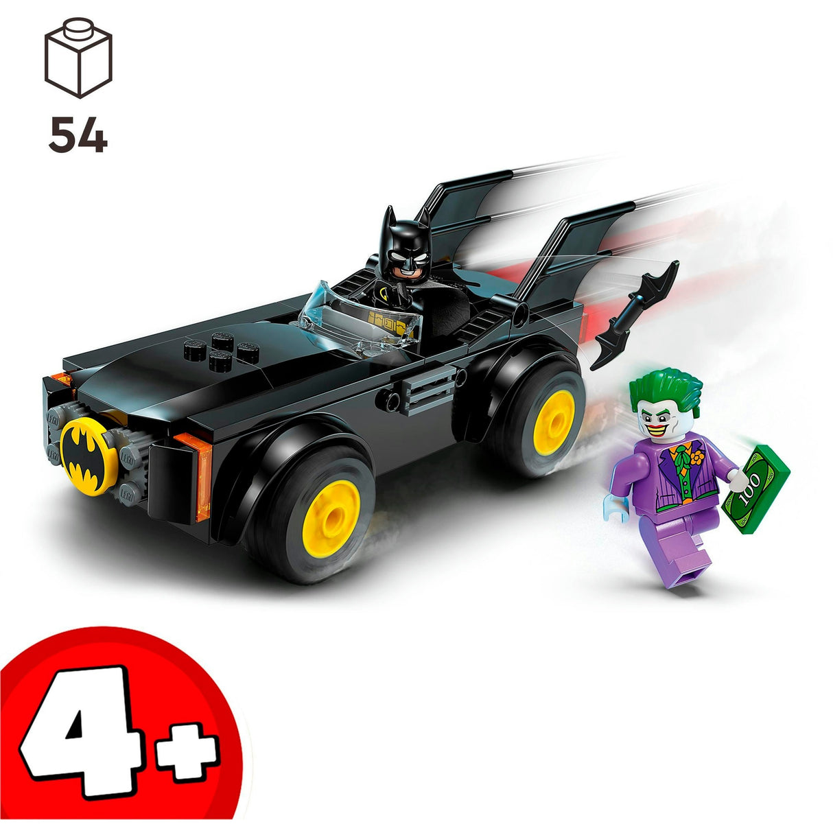 Lego DC Super Heroes – Batmobile Chase: Batman gegen den Joker, Konstruktionsspielzeug (76264)
