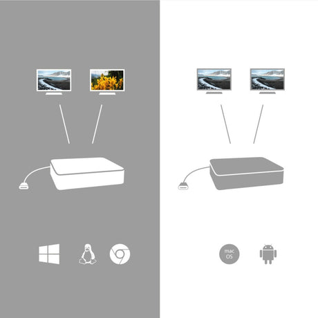 I-tec USB-C HDMI DP Docking Station mit Lieferung