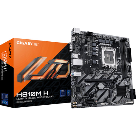 Gigabyte h810m h socket 1851 moederbord (raid, gb-lan, sound, µatx)