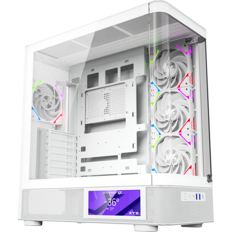 Xyz PC Gear Quantum Pro Midi-Tower-Gehäuse (weiß | Fenster)