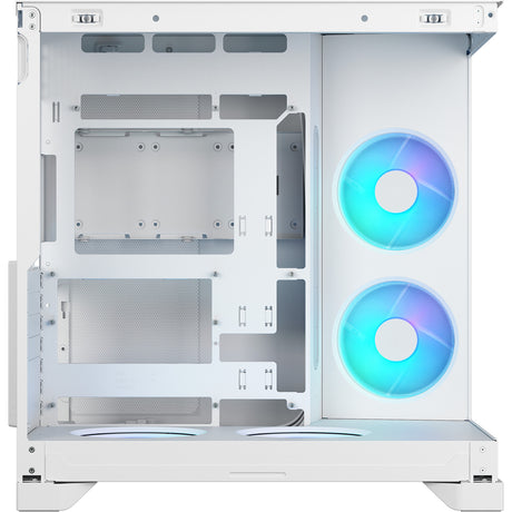 Fractal Design Pop 2 Vision RGB Midi-Tower-Gehäuse (weiß | 1x USB-A | 1x USB-C | RGB | gehärtetes Glas)