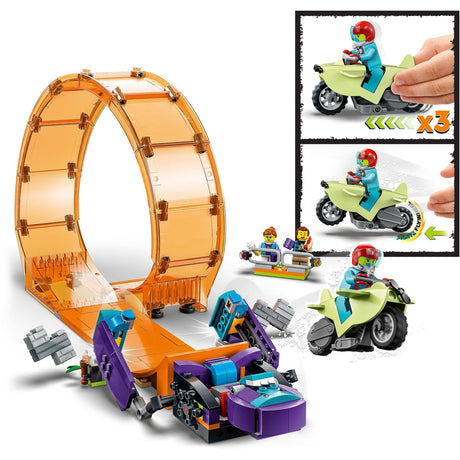 Lego City – Schimpansen-Stunt-Looping-Konstruktionsspielzeug (60338)