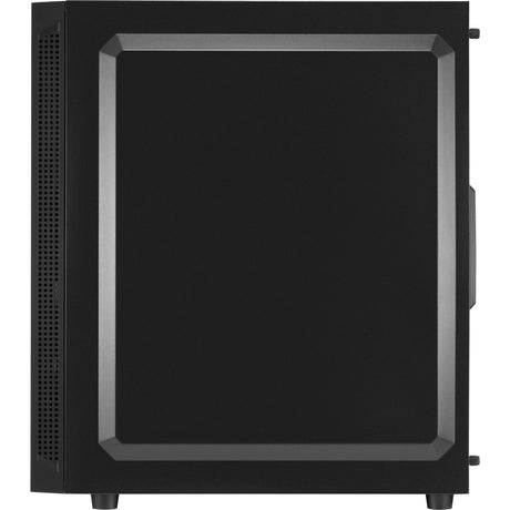 Sharkoon RGB Slider Midi-Tower-Gehäuse (schwarz | 3x USB-A | RGB | gehärtetes Glas)