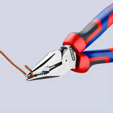 Knipex Spitzkombizange Kombizange (rot blau)