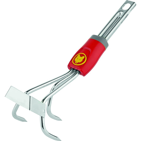 Wolf-Garten lb-m Unkrautvernichter, Multi-Star-Handschaber (rot gelb, 7 cm)