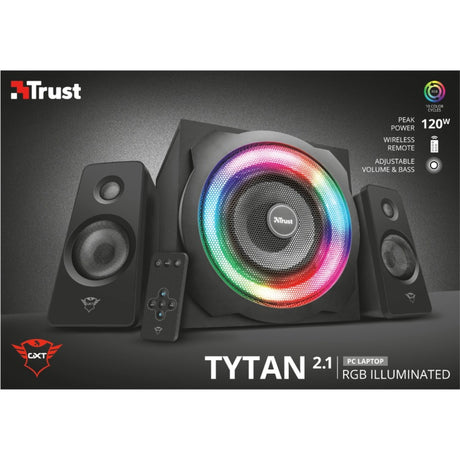 Vertrauen Sie GXT 629 Tytan RGB beleuchtet 2.1 Lautsprecher Set