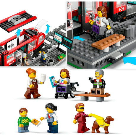 Lego City Straßenbahn und Bahnhof – 60423