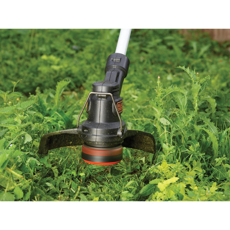 Black+decker Akku-Rasentrimmer ST182320 (orange, Akku im Lieferumfang enthalten)