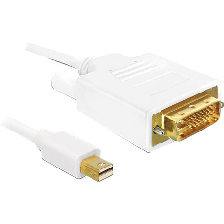 Delock Mini Displayport auf DVI-D Kabeladapter (weiß, 2 Meter, passiv, Dual-Link, vergoldet, 82918)