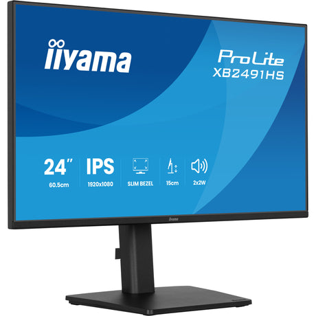 Iiyama Prolite XB2491HS-B1 23,8-Monitor (schwarz, 120 Hz, HDMI, Displayport, Audio)