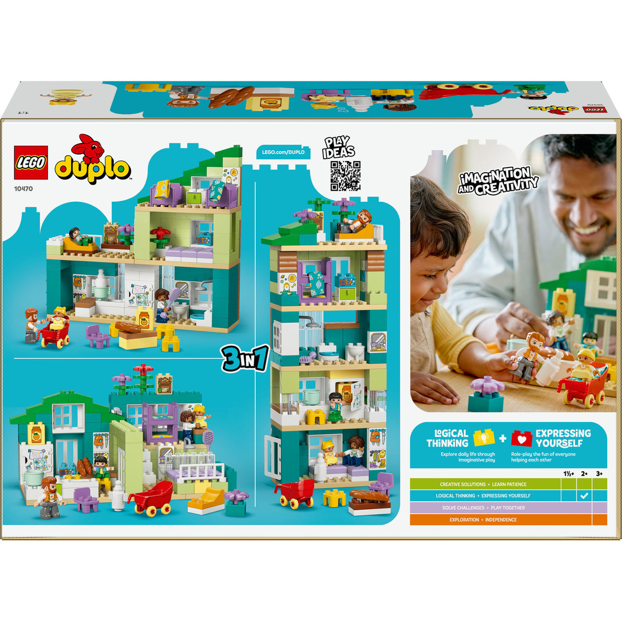 Lego Duplo Town 10470 3in1 modernes Haus mit Figuren