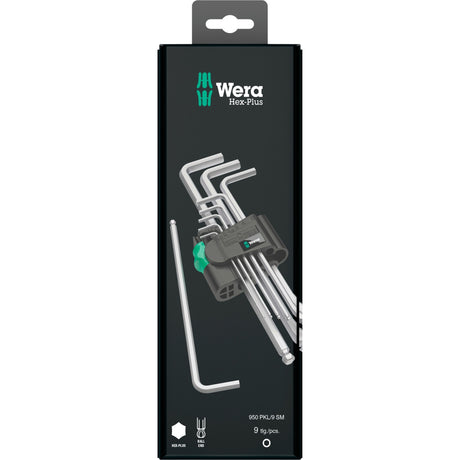 Waa 950 9 Hex-plus 1 SB Stiftschlüssel Set, Metrik, weit