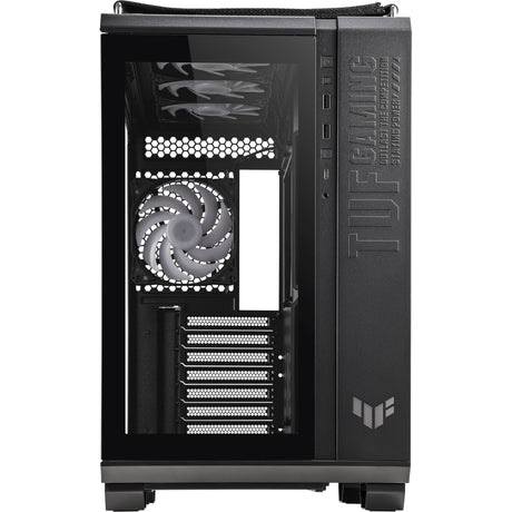 Asus TUF Gaming GT502 Plus Midi-Tower-Gehäuse (schwarz | 2x USB-A | 1x USB-C | gehärtetes Glas)