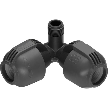 Gardena Sprinkleranlage – L-Stück 25 mm x 1 2'' Außengewinde