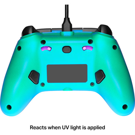 Powera Advantage Controller mit Kabel für die Xbox Series x|s – Fortnite: Glow (neongrün, Xbox Series x|s, Xbox One, PC)