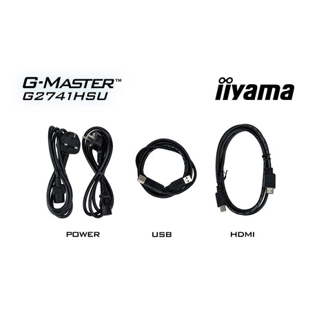 Iiyama G-Master Black Hawk G2741HSU-B1 27 Gaming-Monitor (Schwarz, HDMI, Display Port, 2x USB-A, USB-B, 144 Hz)