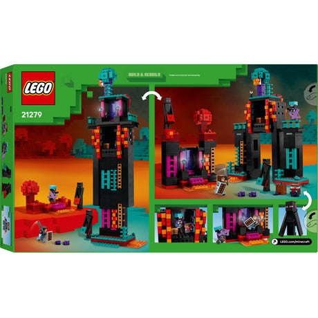 Lego Minecraft 2in1, der Enderman-Turm, Spielzeug für Kinder – 21279