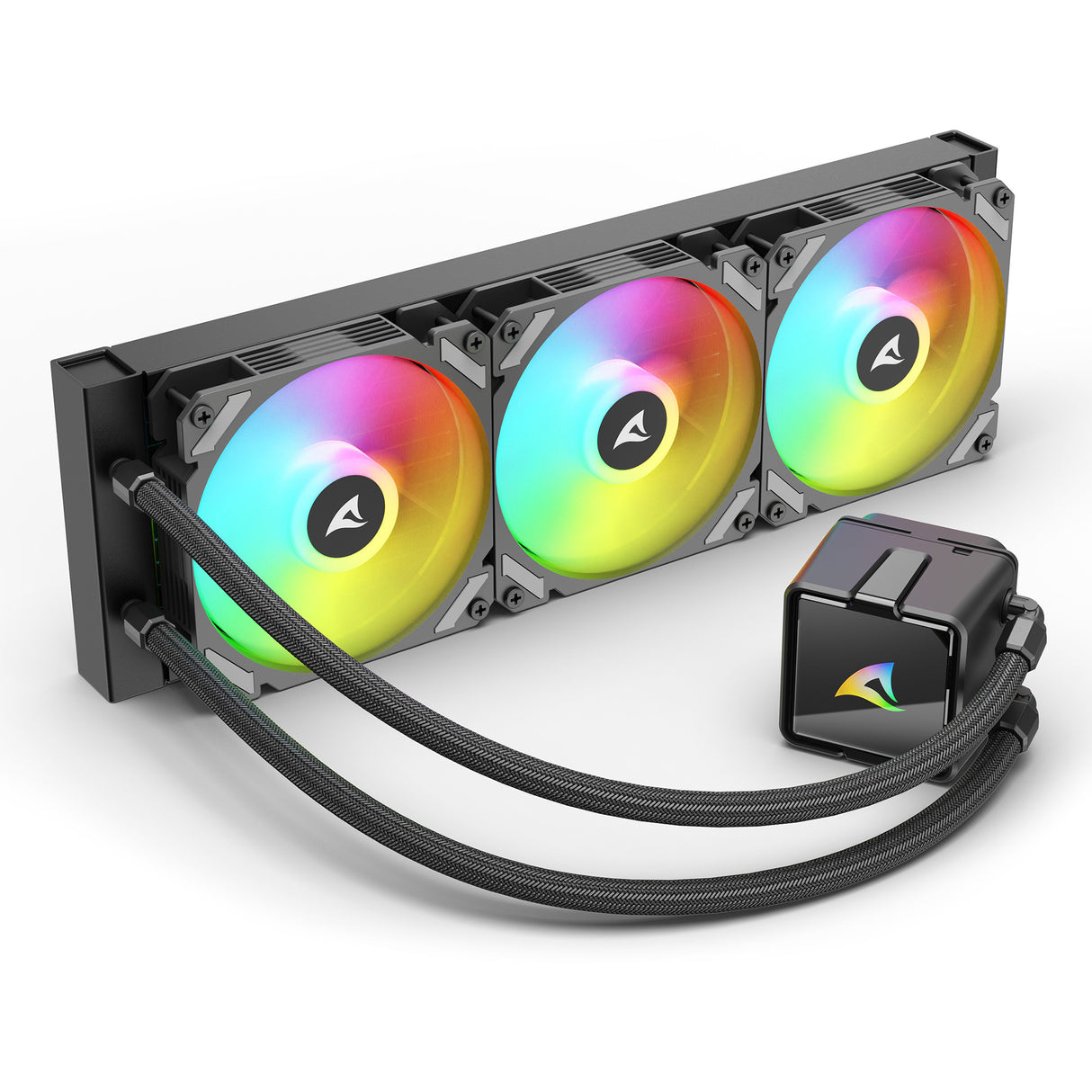 Sharkoon S60 ArGB Wasserkühlung (schwarz, 4-Pin-PWM)