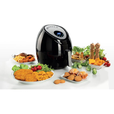 Ariete Airy Fryer XXL Heißluftfritteuse (schwarz, 2,5 kg | 5,5 Liter)