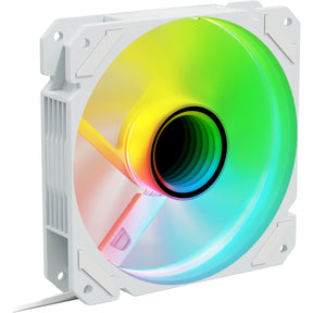 Sharkoon Shark Mirror RGB-PWM-Umkehrgehäuselüfter (weiß, 120 x 120 x 25 mm)
