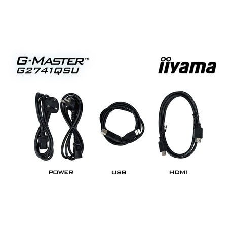 Iiyama G-Master Black Hawk G2741QSU-B1 27 Gaming-Monitor (schwarz, HDMI, DisplayPort, 2x USB-A, USB-B, 144 Hz)
