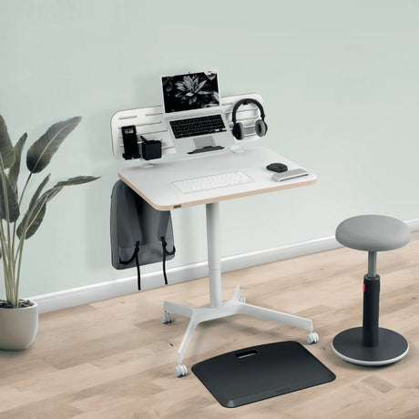 Leitz höhenverstellbarer Sitz-Steh-Schreibtisch rechteckig 65360001