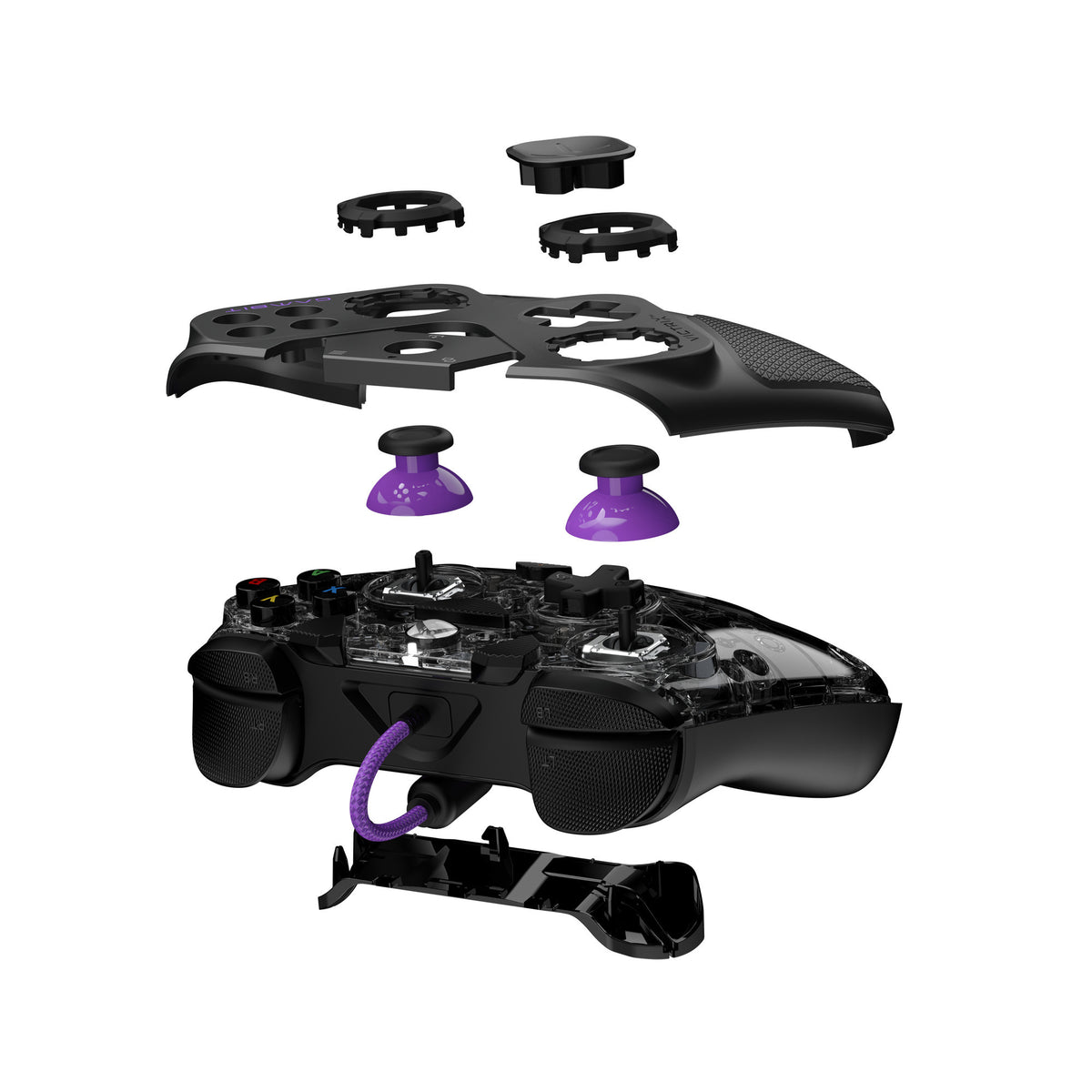 Turtle beach victrix gambit prime wired tournament controller (zwart, xbox series x|s, xbox one, pc)