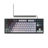 Lorgar azar 514tkl rgb mechanisch gaming toetsenbord (wit, us lay-out (qwerty), logar dream, 80% (tkl), rgb)