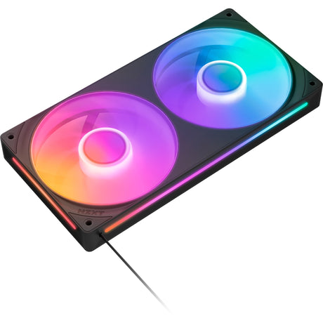 Nzxt f240 RGB Core Gehäuselüfter (schwarz, 2 Stück, 240 x 120 x 26 mm)