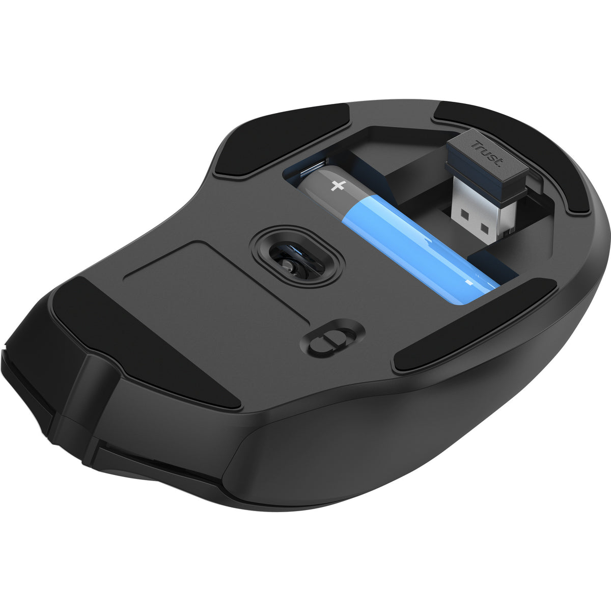 Trust Nito Silent Wireless Mouse (schwarz, 800–2.200 dpi)