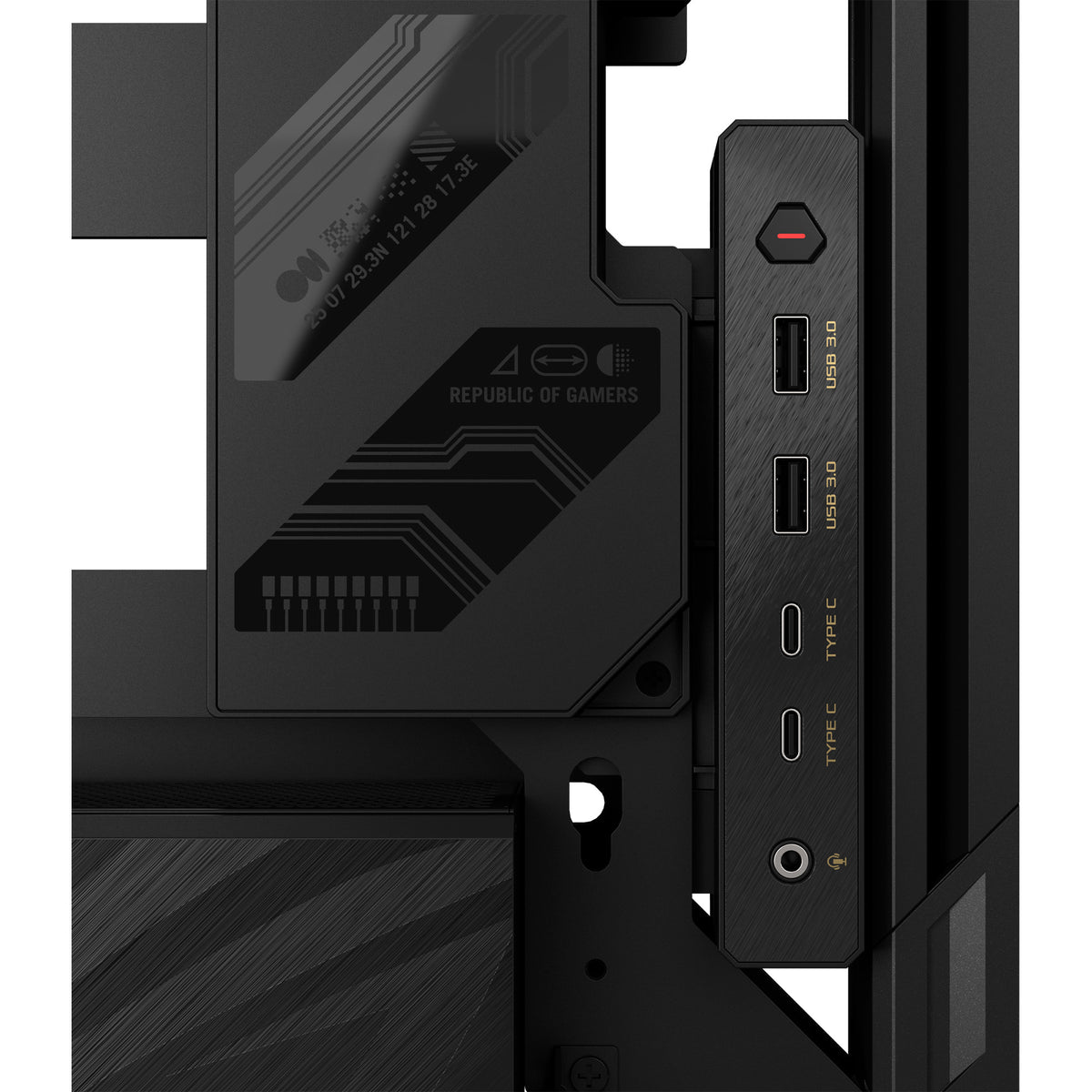 Asus rog gr20 edition 20 midi tower behuizing (zwart | 2x usb-a | 2x usb-c | rgb)