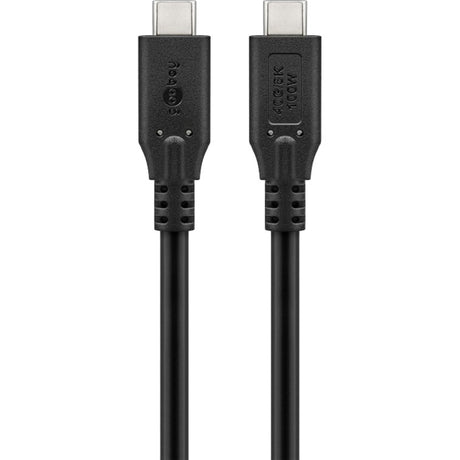 Goobay USB-C 4.0 > USB-C Kabel (schwarz, 2 Meter)