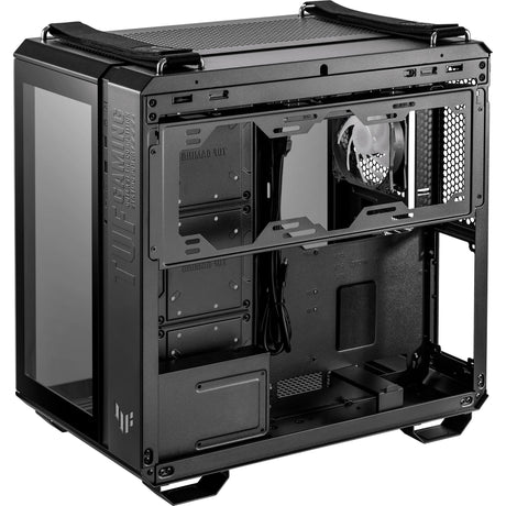 Asus TUF Gaming GT502 Plus Midi-Tower-Gehäuse (schwarz | 2x USB-A | 1x USB-C | gehärtetes Glas)