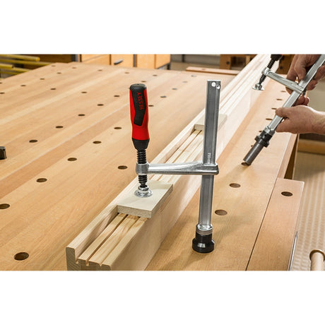 Bessey Spannelement mit fester Spanntiefe TW16-20-10-2k Klebezwinge (Silberrot)