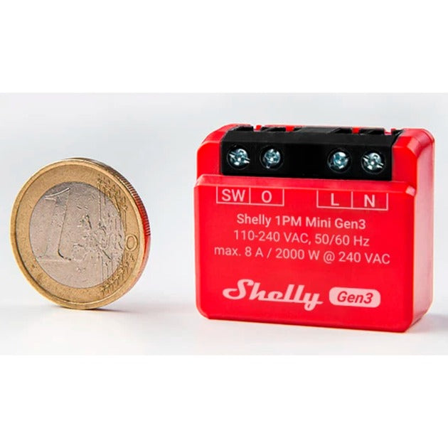 Shelly plus 13 Uhr Mini Gen3