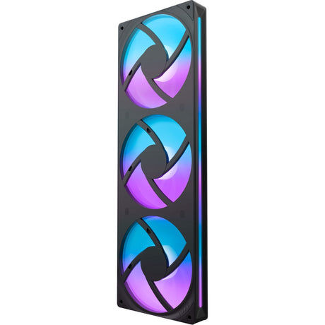 Nzxt f360 RGB Core Gehäuselüfter (schwarz, 3 Stück, 360 x 120 x 26 mm)