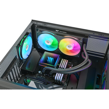 Thermaltake TH240-S V3 ARGB Sync AIO Flüssigkeitskühler Wasserkühlung (Schwarz)