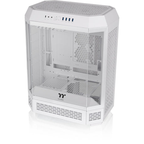 Thermaltake the tower 600 - snow midi tower behuizing (wit | 4x usb-a | 1x usb-c | tempered glass)