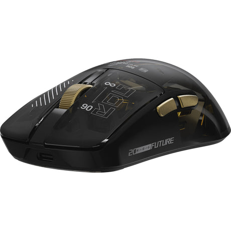 Asus rog harpe ii extreme edition 20 gaming mouse (zwart goud, 65.000 dpi, usb bluetooth 5.1 2.4ghz)