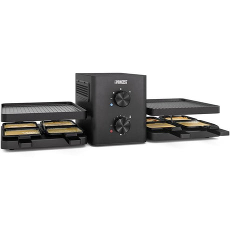 Princess Raclette Purify 162660 Gourmet-Set (schwarz)