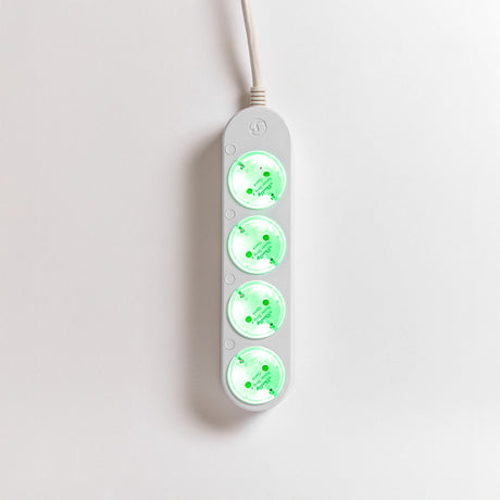 Shelly Steckdosenleiste Gen4 Steckdosenleiste (weiß, WLAN, Bluetooth, Zigbee)
