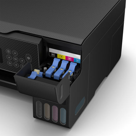 Epson Ecotank et-2871 A4-Multifunktions-Wi-Fi-Drucker mit Tintentank, All-in-One-Tintenstrahldrucker (Schwarz, Scannen, Kopieren, Wi-Fi, inklusive bis zu 3 Jahre Tinte)