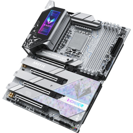 Maxsun MS-Icraft Z890 Arctic Socket 1851 Mainboard (weiß, RAID, 2,5 GB-LAN, WLAN, BT, Sound, ATX)
