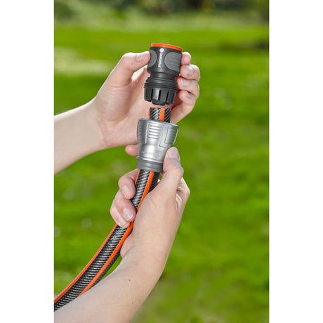 Gardena Premium-Schlauchverbinder 19 mm (3 4) (grau silber, 18256-20)
