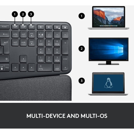 Logitech K860 Ergastature