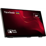 Viewsonic rahmenloser Touch-Monitor mit 10-Punkt-PCAP 24 (Schwarz, HDMI, DisplayPort, VGA)