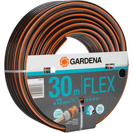 Gardena Komfort-Flexschlauch 13 mm (1 2) (schwarz orange, 18036-20, 30 m)