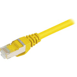 Sharkoon Netzwerkkabel SFTP, RJ-45 mit Cat.6 (gelb, 0,25 Meter)