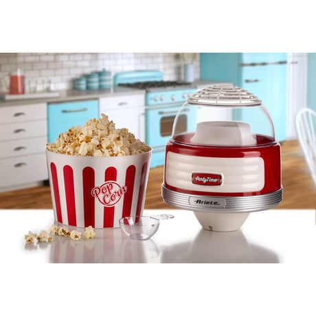 Ariete Party Time Pop Corn XL Machine 2957 00 Popcornmaschine (rot weiß)