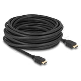 Delock High Speed HDMI Kabel 48 Gbit/s 8K 60 Hz, 10 Meter Kabel (schwarz)
